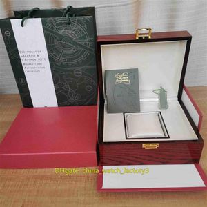 Vendita di alta qualità Royal Oak Offshore orologi scatole orologio in pelle di legno scatola originale documenti serratura borsa rossa 20mm x 16mm per 274M245I
