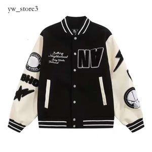 Bapesta Baseball Coat Bapes Jacket Uniform Fashion Varsity Jacket High-quality Breasted Warm Flocking Leather Sleeves Letterman Jackets Mens Designer Clothing 3