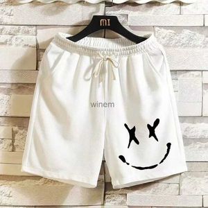 Mens Shorts 2023 Moda Erkek Pamuk Plaj Şortları Komik Grafikler Baskı Ter Pantolon Hip Hop Nefes Alabilir Spor Gündelik Şortlar Ücretsiz Nakliye240104