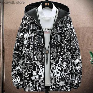 Herrjackor 2023 Spring Nytt dubbelsidig slitage Windbreaker Men Casual Jacka Male Hooded Waterproof Clothing High Quality Plus Size 4XL T240109