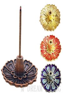 Lotus Incense Burners Incense Holder Mini Lotus Flower Incense Sticks Burner Cones Censer Teahouse Home Decoration Accessories6784202