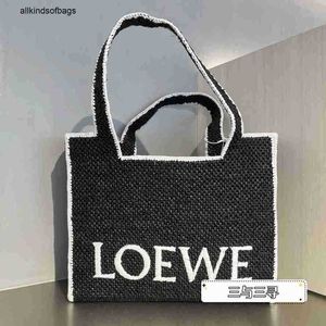 Designer torba loewwe koszyk loewweloewwe duże czcionki z włókna kokosowego TOTE TOTE TRAT TLEVED RODON