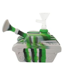 41 Quot Tank Silikon Bubbler Bong Kırılamaz Mini Balmumu Yağı Dabs Kuru Bitki Konsantresi Tütün Tütün Sigara İçme Besleni Çiçek ile 87736915