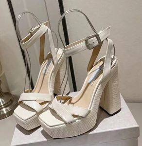 New designer Platform women Sandals latest design super high heeled thick soled versatile sandals sexy catwalk fashion ladies shoes