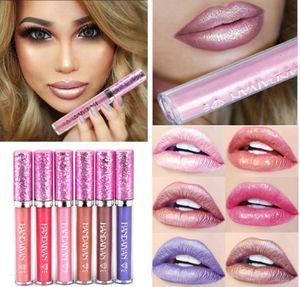 HANDAIYAN LIP GLOSS LIPPOR LIPSSTICK TULES Glitter Metallic Waterproof Diamond Shine Non Stick Cup Charm Longlasting Makeup Lipglo6045030