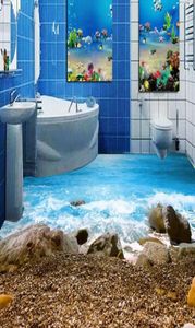 bathroom wallpaper Seaside View Toilet Bathroom Bedroom 3D Floorhome improvement5128700