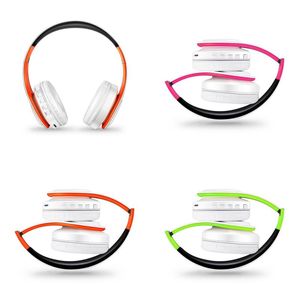 Cell Phone Bluetooth Device 2021 Headphones Mp3 Headsets Wear Game Music Mobile Can Be Inserted Card Mti-Color Drop Delivery Otr3J