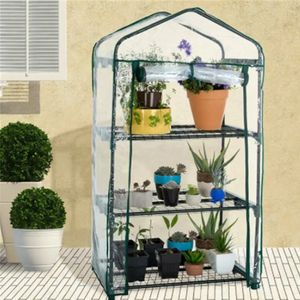 Mini Greenhouse Plant Cover do domu 2/3/4/5 Tier Mały szklarnia Outdoor Plant Green House PVC Cover 240108