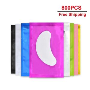 Brushes 800pairs Eye Patches Eyelash Extension under Eye Pads Makeup Hydrogel Gel Eyelash Patches Tip Stickers Pads Tools Wholesale
