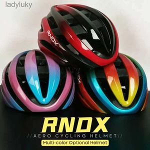 サイクリングヘルメットサイクリングヘルメットライトデューティ調整可能な強力な保護RNOX ULTRALIGHT ELECTRIC BIKE WOMEN OUTDOOR SPORTS HELMET RACING HELMETL240109