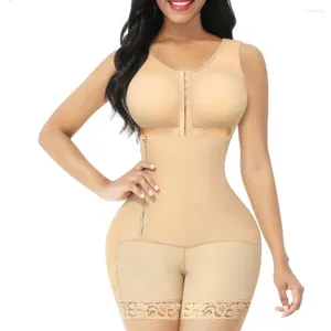 Women's Shapers Women Full Body Fajas Colombianas Glue Zipper Open Crotch koronkowe Shapewear Studing Bulift Belly Control Bodysuits