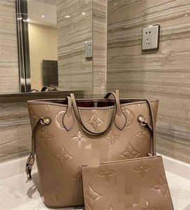 2021 new women039s single shoulder bag hand shopping mother daughter embossed word Tote Bag Fashion Women039s2078031