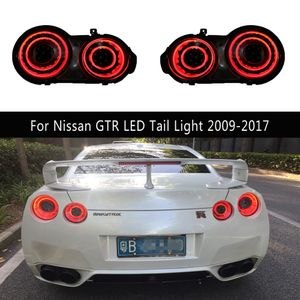 Accessori per auto Gruppo fanale posteriore per Nissan GTR R35 Fanale posteriore a LED 09-17 Streamer Indicatori di direzione Freno Retromarcia Luci di parcheggio