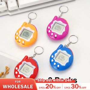 2 Packs Random Color Children Kid Virtual Pet Handheld Training Game Electronic Mini Pet Machine