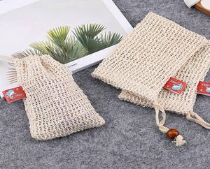 Neatening Mesh Soap Saver Pouches Holder für Duschbad Foaming Natural Bath Bag Sisal Shower Soap Bag RRA24178895722