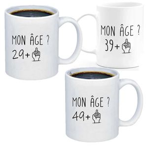Mugs 30 40 50 Years Funny Birthday Gift Mug Thirty Forty Fifty Years Old Men Women Humor Original Gift Dropshipping YQ240109