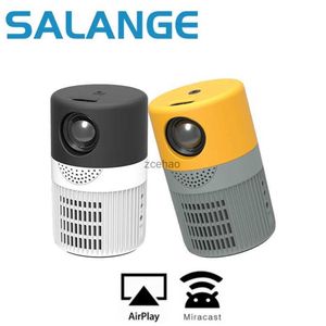 Projectors Salange P400 Mini Projector LED Portable Video Proyector 480*360P Compatible with HDMI TV Stick Home Media Player for ChildrenL240105