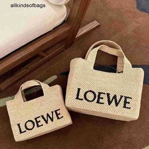 Luxe Loewwe Sacs Police Fourre-Tout Chine Inspection Évaluation Cool Australie Rafite Paille Tissé Une Épaule Sac À Main rj