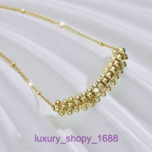 Fashion Designer Car tires's Classic Necklace Women's Personality ins Punk Bullet Head Smile Female Rock Roll Clavicle With Original Box Pan