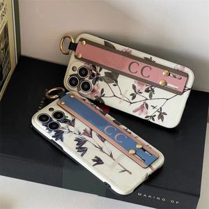 Classic Designer Phone Cases 15promax High Quality Letter Fashion For Iphone 15 14plus 13 12 Mens Womens IPhone Cases With Wrist Strap