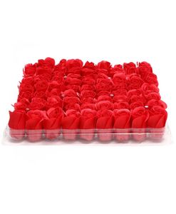 Whole 81pcsBox Handmade Rose Soap Artificial Dried Flowers Mothers Day Wedding Valentines Christmas Gift Decoration for Home4913937