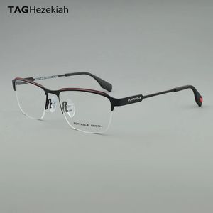 P9801ビジネスグラスフレームメン2024眼科眼鏡処方フレーム女性眼鏡眼鏡レトロスペクタクル240109