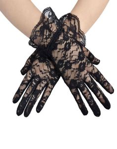 New Party Sexy Dressy Gloves Women High Quality Lace Gloves Paragraph Wedding Gloves Mittens Accessories Full Finger Girls3586609