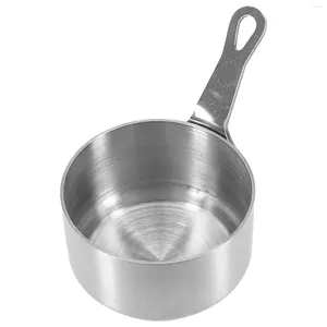 Panelas Stockpots Molho Pan com um buraco pendurado cozinha alça longa pote de leite mini pequena marca de aço inoxidável