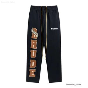 Rhude calças de grife calças de carga designer rhude sweatpants das mulheres dos homens casual sweatpants calças de fitness dos homens pista joggers calças 1102