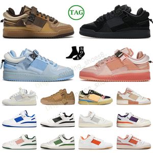 Designerskor Kvinnor varar Forum Låg 84 Buckle Pink Easter Egg Bad Bunny Back To School Blue Tint Det första caféet Dhgate Mens Lows Plate-Forme Sneakers Trainers Trainers