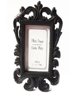 50pcsLot Victorian Style Resin WhiteBlack Baroque PicturePo Frame Place Card Holder Bridal Wedding Shower Favors Gift7016942