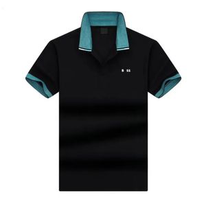 الصحيح MAN MAN Designersclothes Men S Bos Tees Polos Shirt Fashion Brands Summer Business Sports Tshirt قصيرة الأكمام بطل الرياضة Polo S-3XL