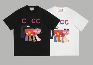 T-shirt per uomini a maniche corte magliette maschi magliette stile stile streetwear stampa animale oversize maglietta a manicotto per maniche per abbigliamento casual