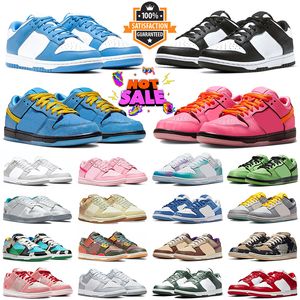 free shipping 2024 Panda Low Casual Shoes Triple Pink Blossom Bubbles Buttercup Unlock Your Space Scrap Grey White UNC Lows Sports Men Women Trainers Sneakers