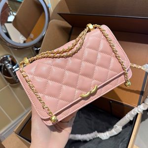 Klasik Rozet Kadınlar Crossbody Bag Gold Donanım Ayarlanabilir Zincir Tasarımcı Cüzdan Vintage Çanta Para Çantası Fermuar Omuz Çantası Trend Akşam Debriyaj Bavul 20cm