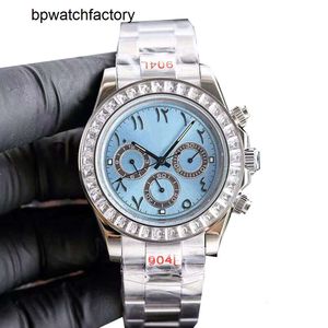 Rola Diamond Watches 40 mm Mens AAA WRISTWATCHES Automatyczne zegarek mechaniczny Sapphire Mirror Life Waterproof Design Folding Bred Band Watche Gifting Watches