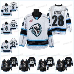 WHL Winnipeg Ice Hockey Jersey Conor Geekaie Matthew Savoie Zachary Benson Benjamin Zloty Carson Lambos Connor McClennon Michael Milne Jakin 37