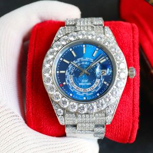 Diamond Watch Mens Designer Watches Automatic Mechanical 2824 Movement 42mm Silver Strap Stainless Steel Sapphire Waterproof Wristwatch Fashion Bracelet Gift