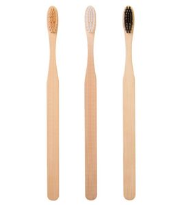 Natural Pure Bamboo Disposable Toothbrushes Portable Soft Hair Tooth Eco Friendly Brushes Oral Cleaning Care Tools3523147