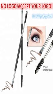 Pennelli per trucco per ciglia e sopracciglia Logo personalizzato Pennello a doppia testa Applicatore per bacchetta per mascara5105059