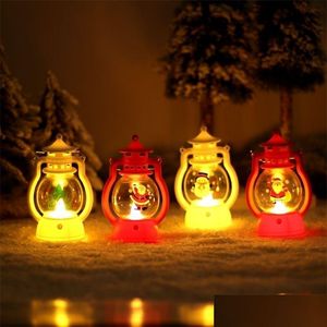 Other Event Party Supplies Christmas Toy Decorations For Home Lantern Led Candle Tea Light Candles Xmas Tree Ornaments Santa Claus Dhl2Z