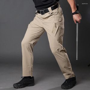 Pantaloni da uomo City Military Casual Cargo Pantaloni militari da esterno elastici Uomo Slim Molte tasche Tattici resistenti all'usura impermeabili