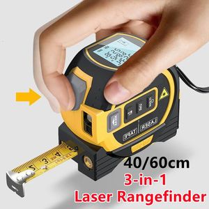 3 em 1 fita métrica a laser telêmetro infravermelho de alta precisão régua eletrônica inteligente nível de instrumento de medição de linha cruzada 240109