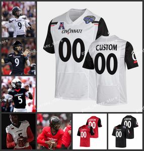 2024 Big-12 Jason Kelce Cincinnati Football Jersey Ahmad Gardner Darrian Beavers Myjai Sanders James Hudson Trent Cole sydd Cincinnati Bearcats tröjor