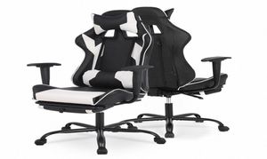 Bequemer und stilvoller Bürostuhl, Gaming-Stuhl, Liegestuhl mit hoher Rückenlehne, drehbares Design – perfekt für Rennen und Büroarbeit – Modell 468 IeeT8275779