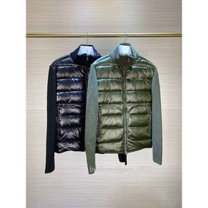 D Cep Çift Zip Örgü Erkek Ceket Fransa Marka Kat Bahar ve Sonbahar Ceketleri B boyutu-XL