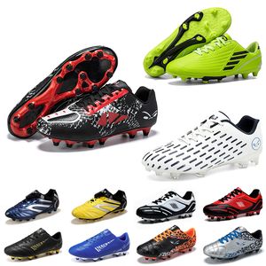 Designer sapatos homens mulheres sapatos de futebol bota de futebol branco verde preto pacote grampo zooms malha treinador esporte futebol chuteiras trem