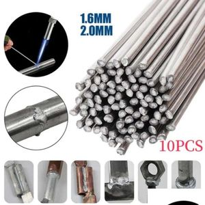 Other Housekeeping & Organization Solder 10Pcs No Temperature Aluminum Cored New Wire Low Welding Rod Bars Flux Powder Tin Need For So Otx5T