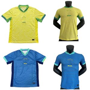 24 25 Brasil Camiseta De Futbol PAQUETA COUTINHO BRAZILS Maglia da calcio Maglia da calcio della squadra nazionale FIRMINO Maillots MARQUINHOS VINI JR ANTONY SILVA DANI Taglia Euro