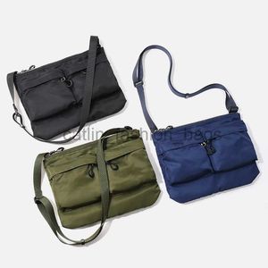 Bolsas de ombro 2021SS Bolsa de nylon de nylon unissex de estilo japonês